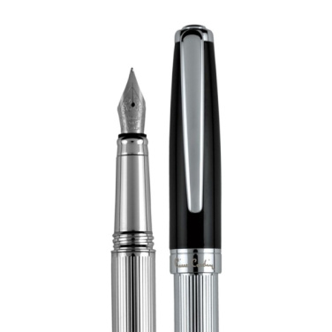 Logo trade promotional giveaways image of: Writing set fountain pen & roller CHRISTOPHE Pierre Cardin