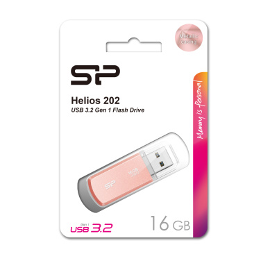 Logo trade corporate gift photo of: Pendrive Silicon Power HELIOS 202, 3.2 Gen 1, 16GB