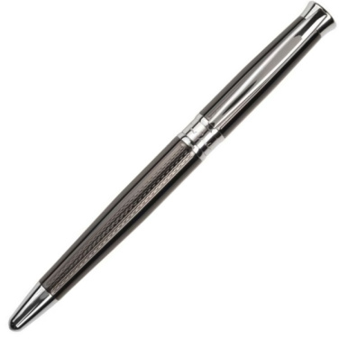 Logotrade corporate gift image of: Metal set of ballpoint pen and roller ROI