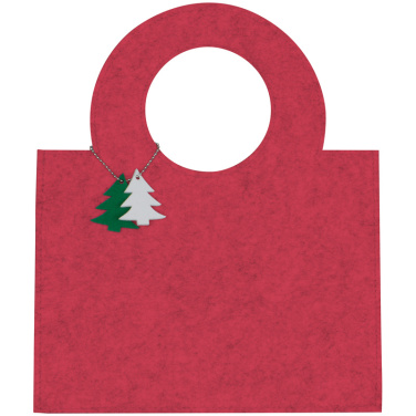 Logo trade promotional merchandise image of: X-mas bag felt OSORNO