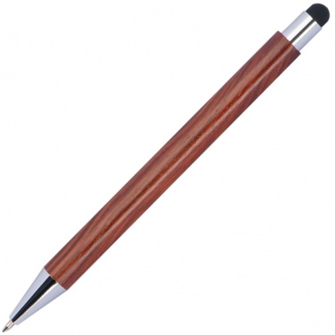 Logo trade promotional gifts picture of: Wooden ballpen BILZEN