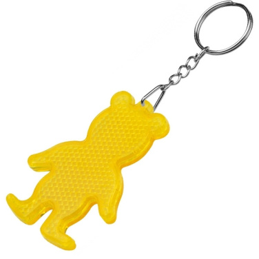 Logotrade promotional product picture of: Reflective keyring BEAR