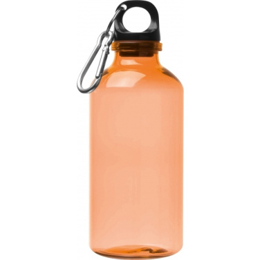 Logo trade promotional items image of: Recycled PRT bottle MECHELEN 400 ml