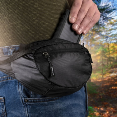 Logo trade promotional items image of: Waist bag MOBILA Schwarzwolf