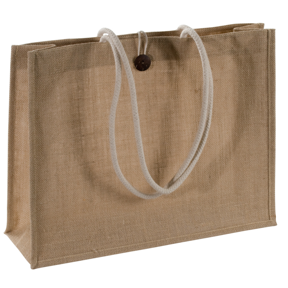 Logo trade promotional gifts picture of: Jute bag KASTAMONU