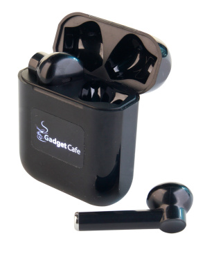 Logo trade promotional gifts picture of: Wireless earbuds with light up logo