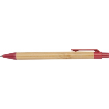 Logo trade promotional products picture of: Wheatstraw and bamboo ballpen HALLE