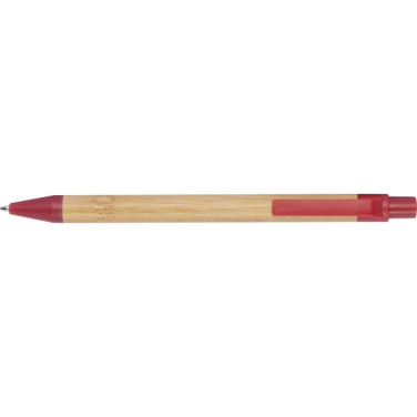 Logo trade business gift photo of: Wheatstraw and bamboo ballpen HALLE