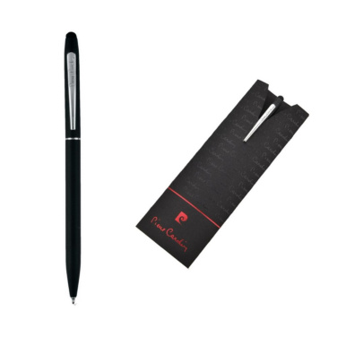 Logo trade corporate gift photo of: Metal ballpoint pen touch pen ADELINE Pierre Cardin