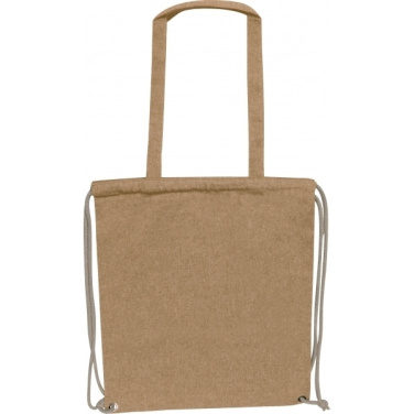 Logo trade business gift photo of: Recycled cotton bag ADDISON