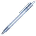 Transparent ballpen GLASGOW, light blue