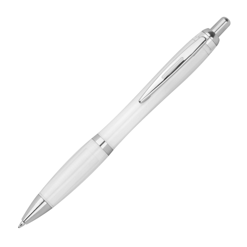 Logotrade promotional giveaway image of: Transparent ballpen ALKEN