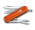 Pocket knife Classic SD transparent Victorinox, orange