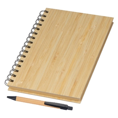 Logo trade promotional merchandise picture of: A5 notebook PISA