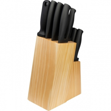 Logo trade promotional giveaways image of: Knife block BERLIN