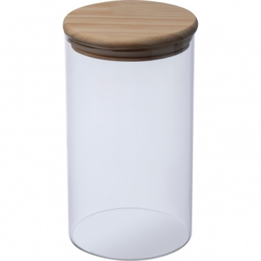 Logotrade promotional merchandise picture of: Borosilicate container ONTARIO 1000 ml