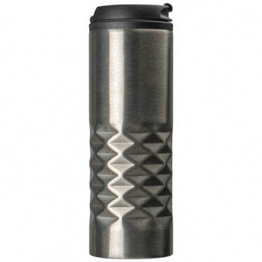 Logo trade promotional products picture of: Thermal stainless steel mug SANTANDER 500 ml