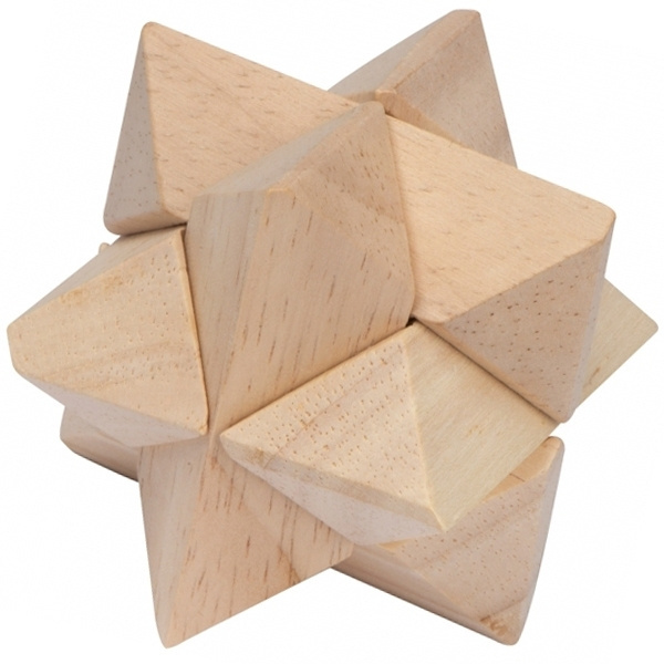 Logo trade corporate gifts image of: Wooden puzzle TOULOUSE