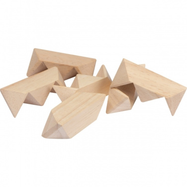 Logo trade promotional merchandise image of: Wooden puzzle TOULOUSE