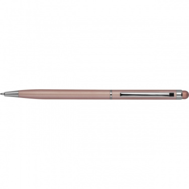 Logo trade promotional giveaway photo of: Ball pen with touch function CATANIA