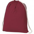 Cotton gym bag BUDAPEST, burgundy