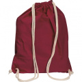 Cotton gym bag CARLSBAD, burgundy