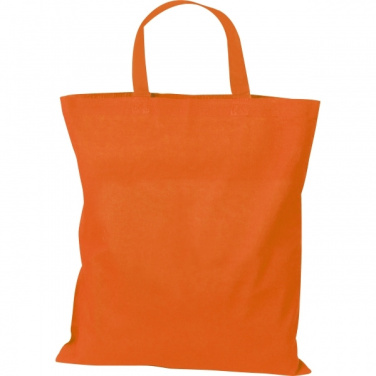 Logo trade corporate gifts picture of: Cotton bag with short handles BREGENZ