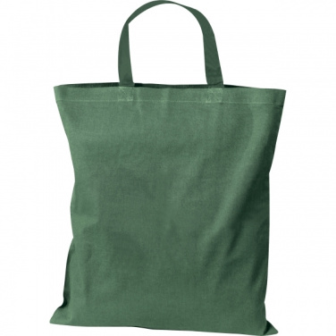 Logo trade promotional items picture of: Cotton bag with short handles BREGENZ