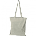 Cotton bag with long handles COPENHAGEN, grey