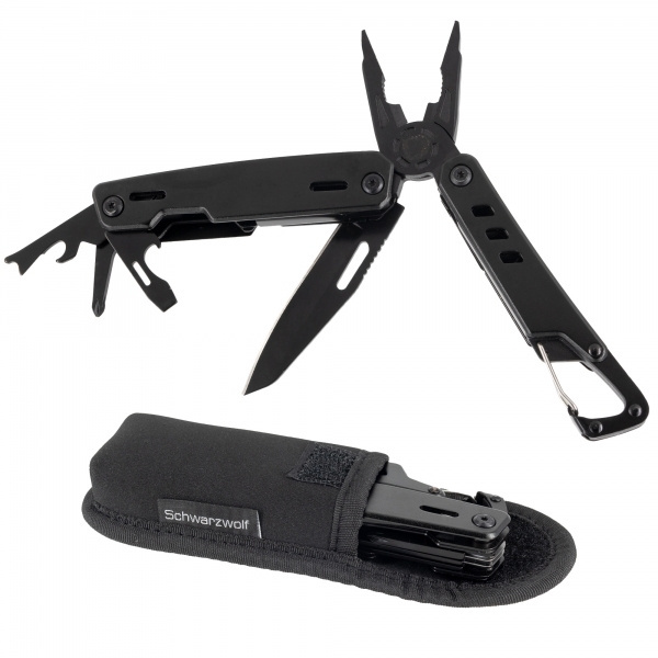 Logotrade promotional items photo of: Multitool NOBLE Schwarzwolf