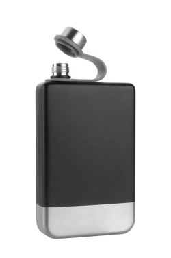 Logotrade corporate gift picture of: Hip flask HALTI Schwarzwolf