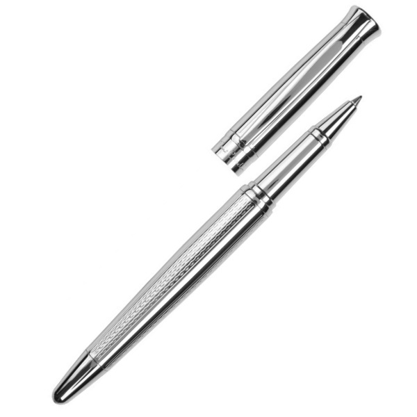 Logo trade promotional items picture of: Metal roller pen ROI