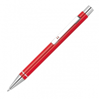 Logo trade promotional gift photo of: Metal semi gel ballpoint Pen ALMEIRA