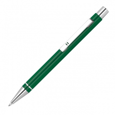 Logo trade promotional merchandise picture of: Metal semi gel ballpoint Pen ALMEIRA