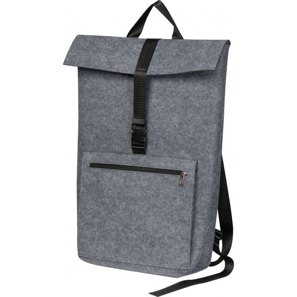 Logo trade promotional products picture of: RPET Felt Backpack BIRMINGHAM