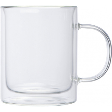 Logo trade promotional giveaways image of: Double-walled cup CARACAS 350 ml