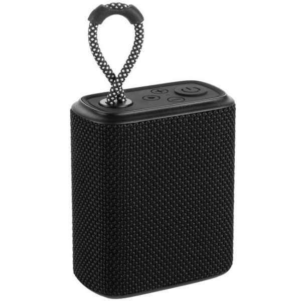 Logotrade promotional merchandise picture of: Waterproof bluetooth speaker HARDEOL Schwarzwolf