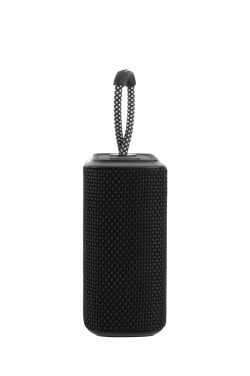 Logo trade promotional giveaways picture of: Waterproof bluetooth speaker HARDEOL Schwarzwolf