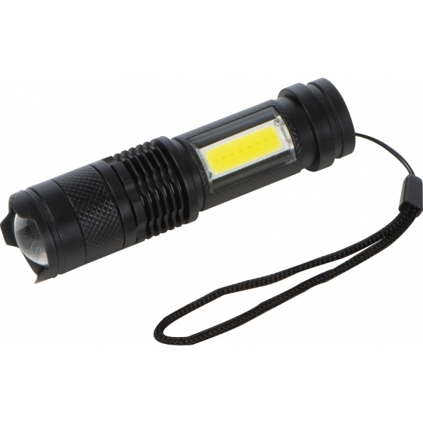 Logotrade promotional merchandise picture of: Rechargeable flashlight AARHUS