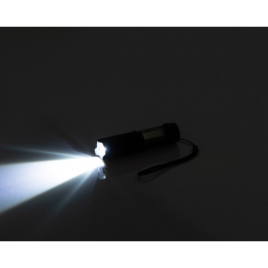 Logo trade promotional items picture of: Rechargeable flashlight AARHUS