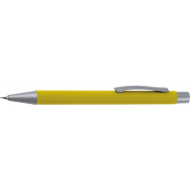 Logo trade promotional gift photo of: Mechanical pencil soft touch ANCONA