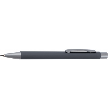 Logo trade promotional gift photo of: Mechanical pencil soft touch ANCONA