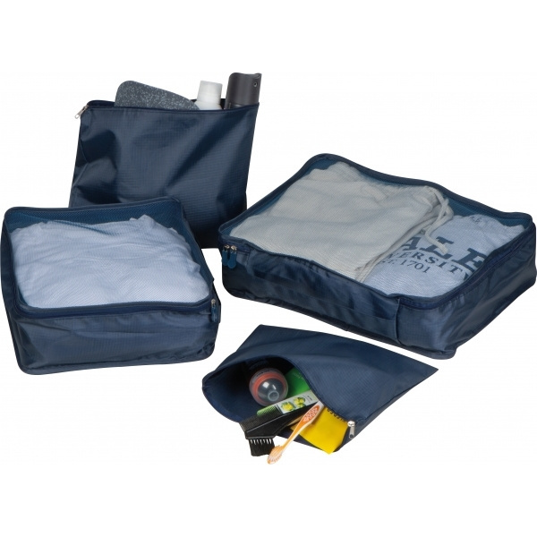 Logo trade promotional gift photo of: 4-piece travel set BELMONT