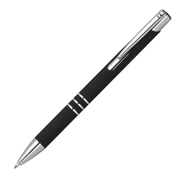 Logotrade promotional merchandise image of: Semi gel pen soft touch DUNMORE