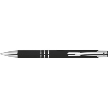 Logo trade promotional giveaway photo of: Semi gel pen soft touch DUNMORE