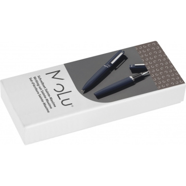 Logo trade promotional gift photo of: Writing set soft touch SAINTE MAXIME MoLu