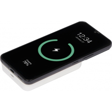 Logo trade promotional gifts image of: Wireless power bank Wels