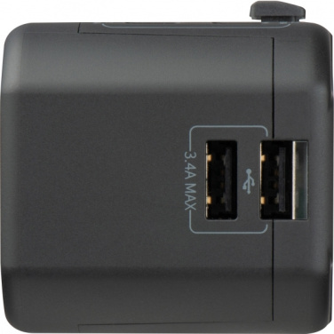 Logo trade promotional merchandise picture of: Travel Adapter Maracena