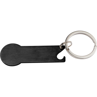 Logotrade advertising products photo of: Keyring with shopping cart chip STICKIT