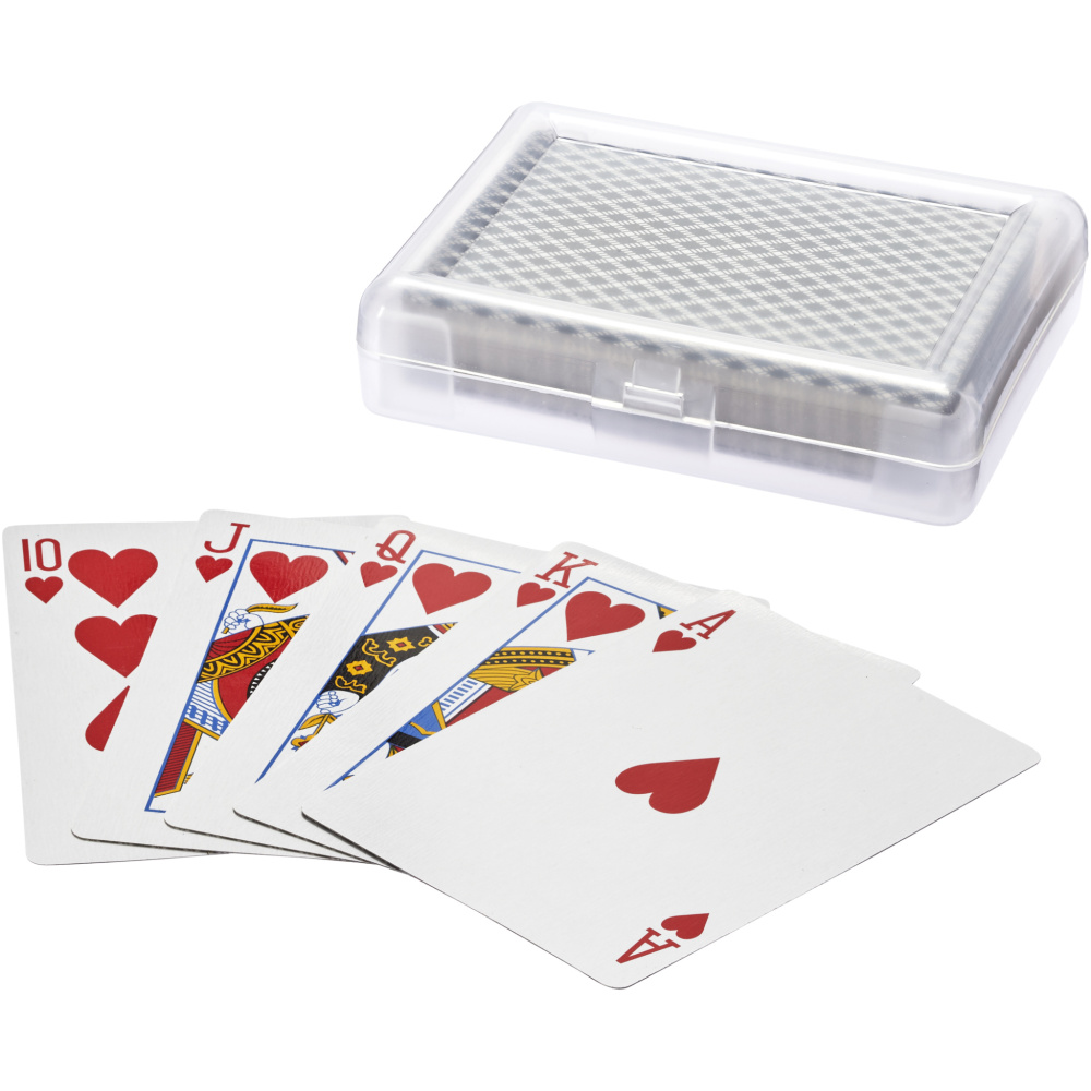 Logotrade corporate gift image of: Reno playing cards set in case